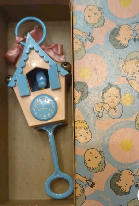 Cuckoo Bird rattle by Plastic Playthings Inc in original box