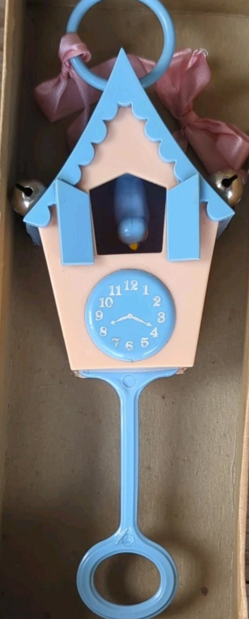 Cuckoo Bird rattle by Plastic Playthings Inc in original box