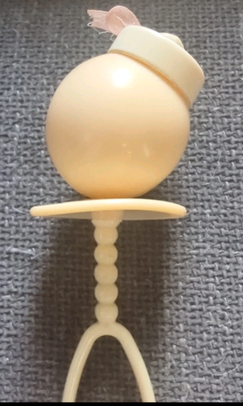Vintage Celluloid Plastic Baby Rattles - Set Of 3
